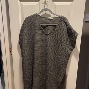 Eileen Fisher Textured Gray Dress